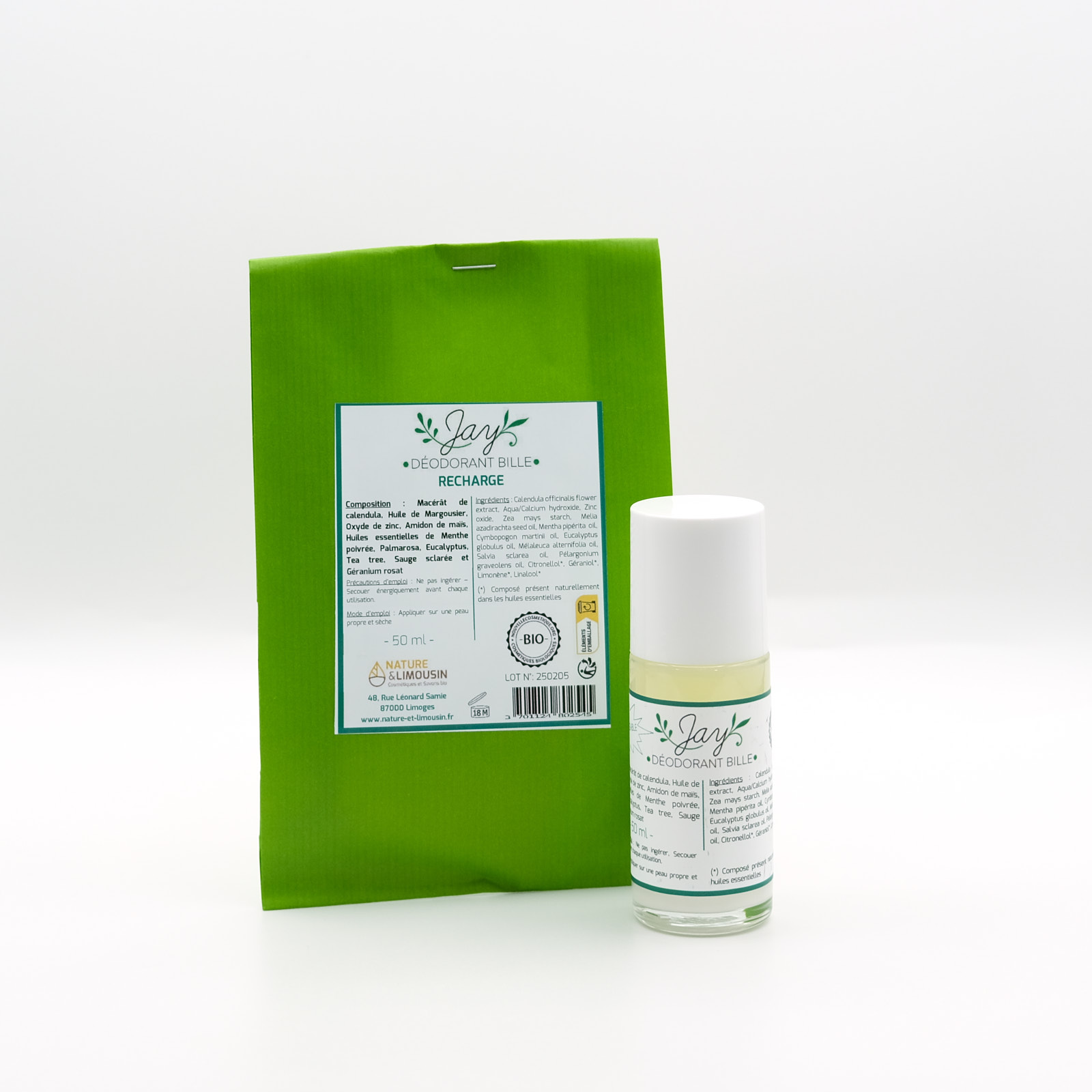 Déodorant Bille Rechargeable - JAY