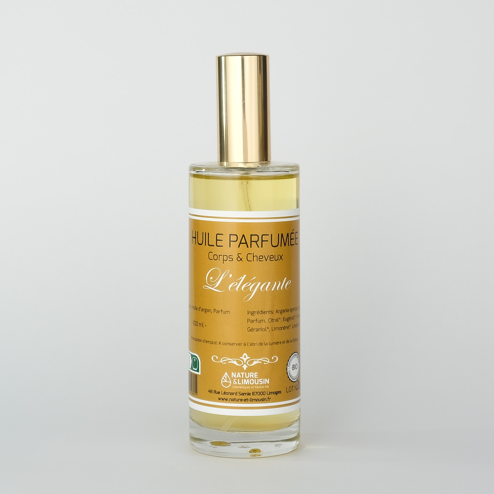 Huile parfumée - L’ÉLÉGANTE
