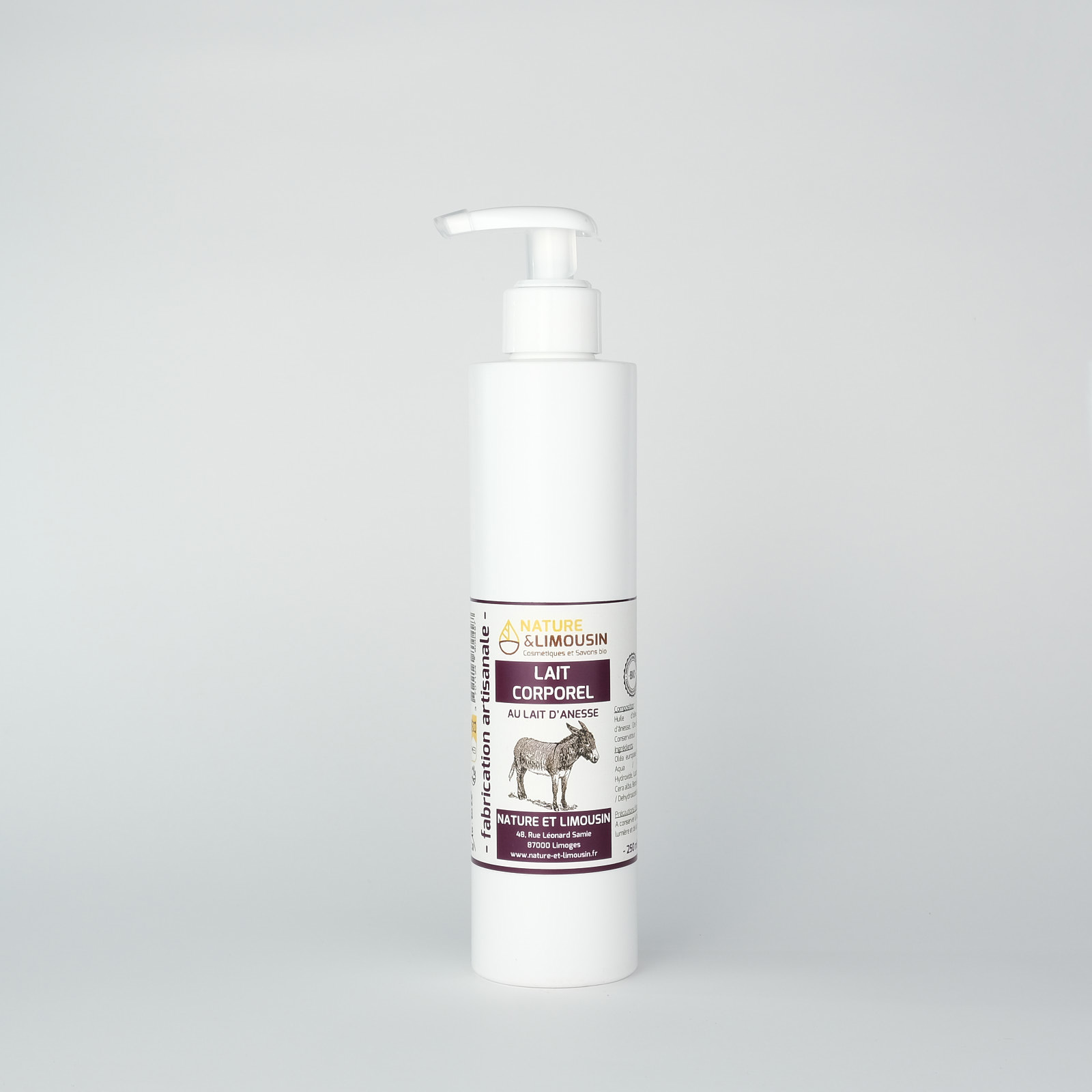 Lait corporel au lait d'ânesse