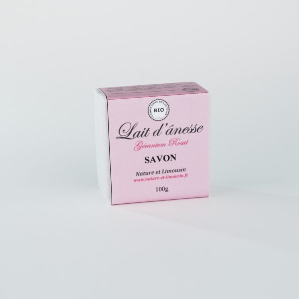 Savon Lait d’anesse & Géranium