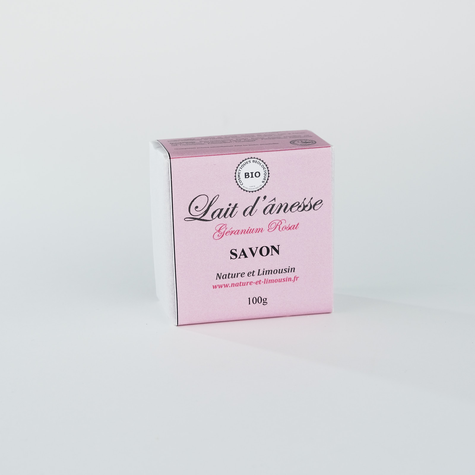 Savon Lait d’anesse & Géranium