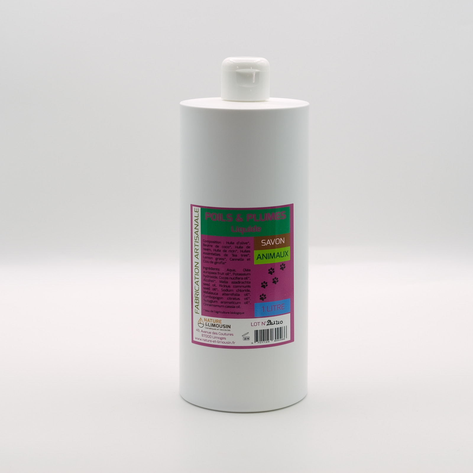 Savon liquide pour animaux