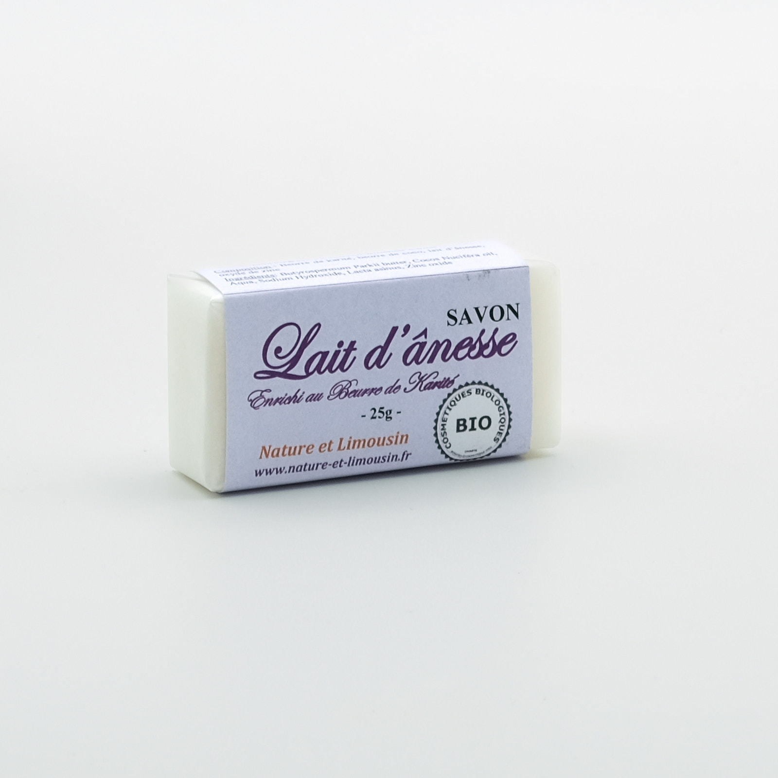 Savon Invité au lait d’ânesse & Géranium