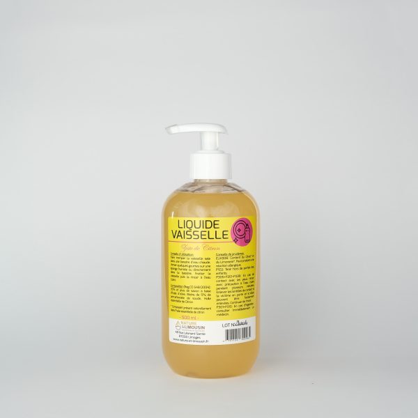 Liquide Vaisselle Zeste de Citron - 500ml