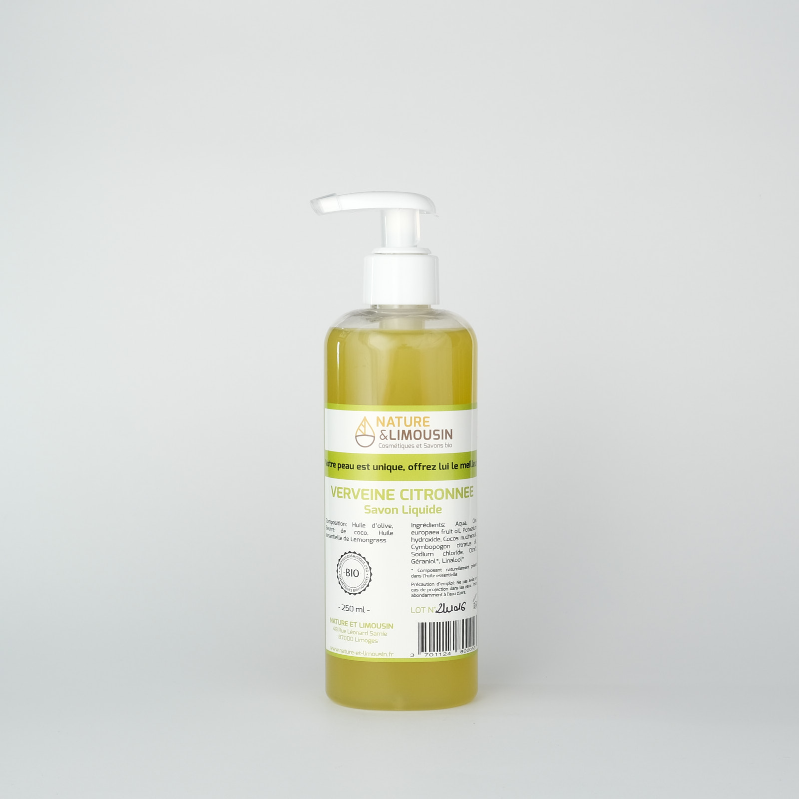 Savon liquide Verveine Citronnée