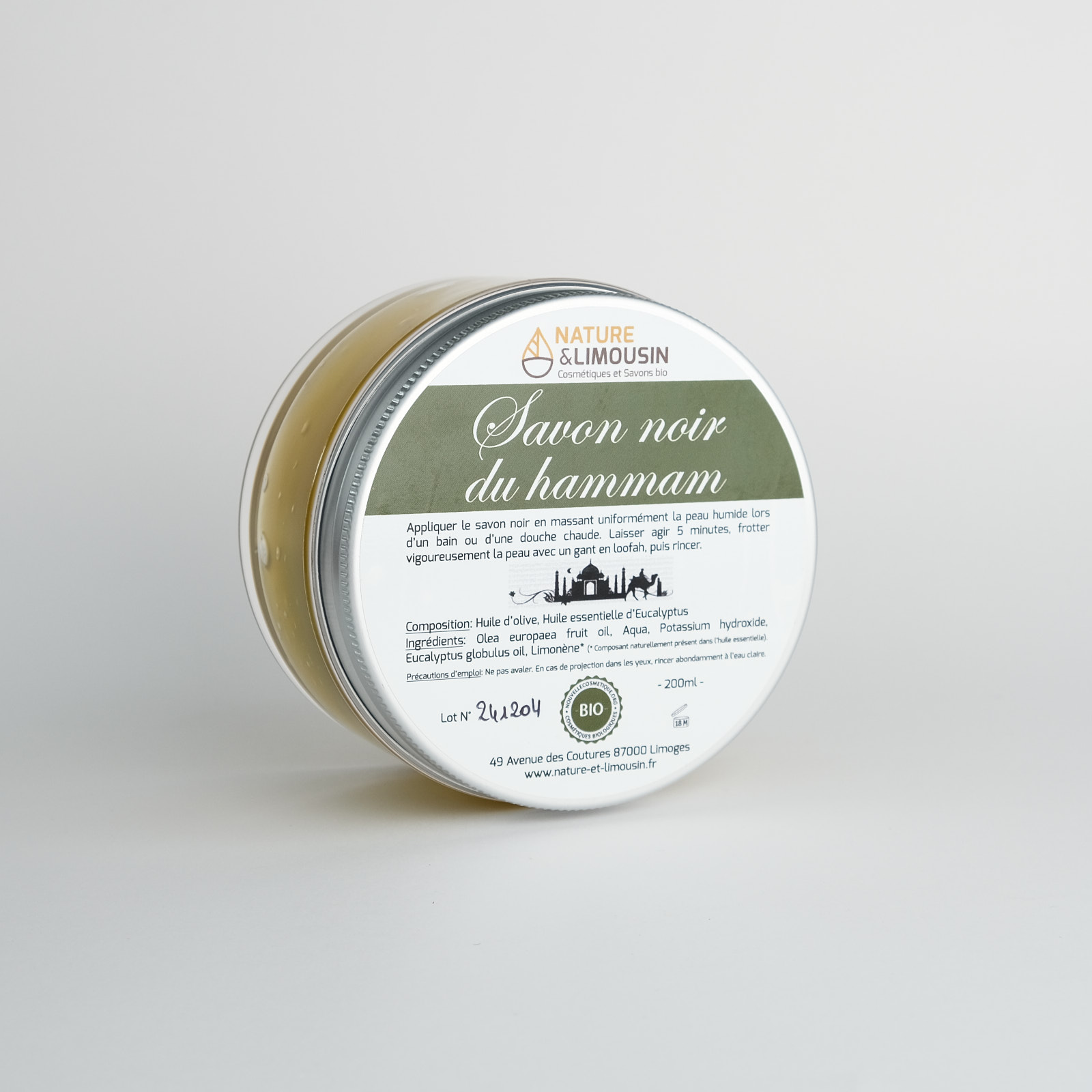 Savon noir du Hammam