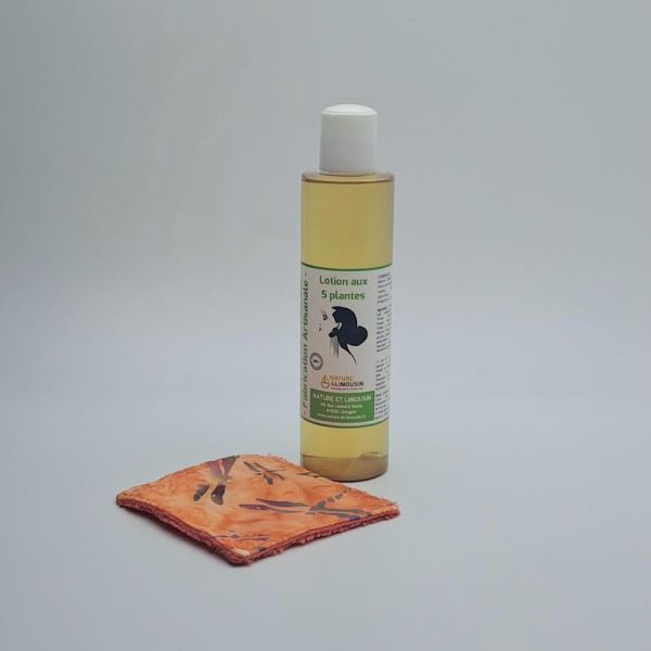 lotion aux 5 plantes + 1 lingette offerte