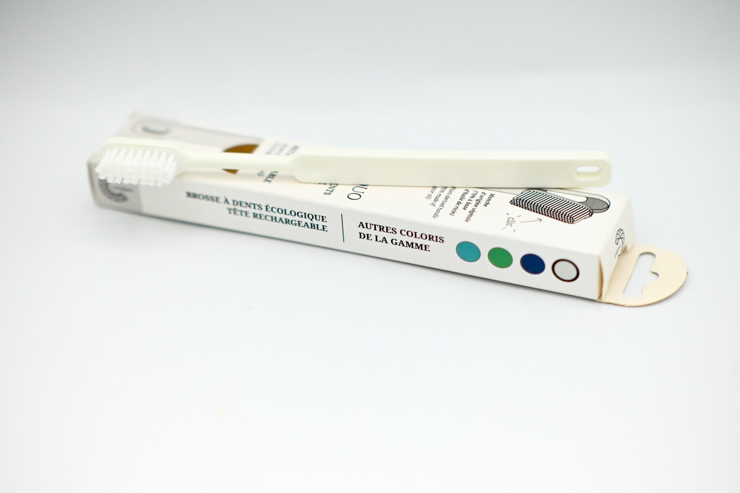 Brosse à dents SOUPLE – Blanche
